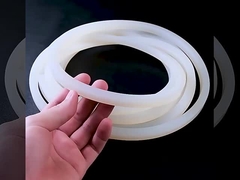 赤透明シリコンエクストルーション シリコンプロファイル 密封用