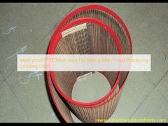 Waterproof PTFE Mesh Joint For Baking Mat / Food Processing Gridding Cloth