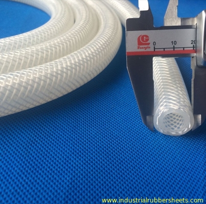 Braided Silicone Hose 3-4mm Wall Thickness, -40C to 260C