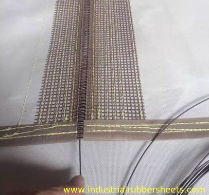 Industrial PTFE Mesh Belt with 0.5×1 to 10×10mm Mesh Sizes, Excellent Chemical Resistance and High Tensile Strength
