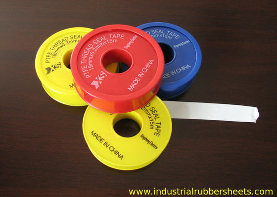 Industrial Seal Pure PTFE Tape / PTFE Tape 6-50m Length 0.075-0.2mm Thinkness