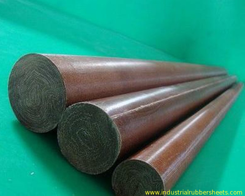 ISO9011 Standard Phenolic Cotton Rod 10-200mm OD For High Voltage Application