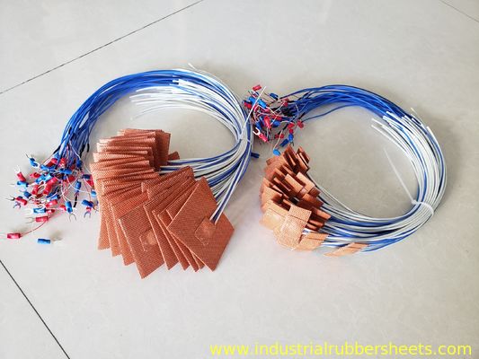 Red Close Cell Silicone Heater Pad 220-240V 350W for Uniform Heating up to 220°C