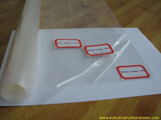 0.1-0.8mm Silicone Rubber Sheet 50m Roll, 7.5Mpa Tensile Strength