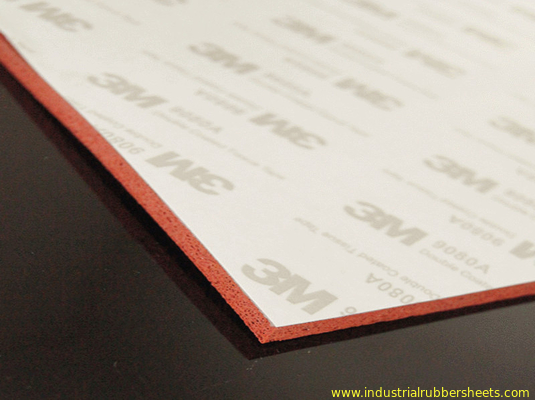 Closed Cell Silicone Sponge Sheet 10-40 Shore A, 1.5-50mm Thickness