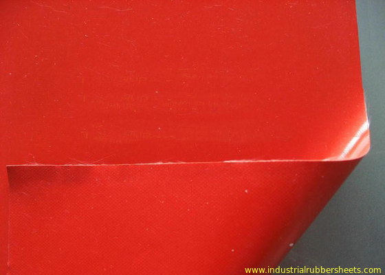 電気絶縁材の単一の側面のシリコーンの上塗を施してあるガラス繊維の生地 0.25 - 0.8mm の厚さ