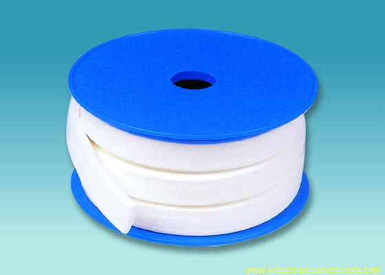 化学抵抗PTFEのガスケット テープ3mm x 0.5m/PTFEの共同密封剤、白い色を拡大しました