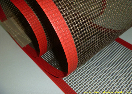 熱抵抗の食品等級 PTFE の網 10 x 10mm のテフロン網のコンベヤー ベルト