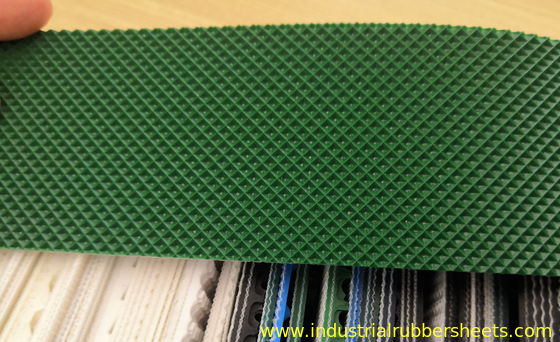 工業用途向け滑り止め静電気防止スーパーグリップ粗面PVCコンベアベルト