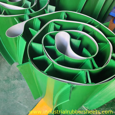 Custom Size Oil Resistant Fire Resistant PVC Conveyor Belt for Food Processing and Logistics