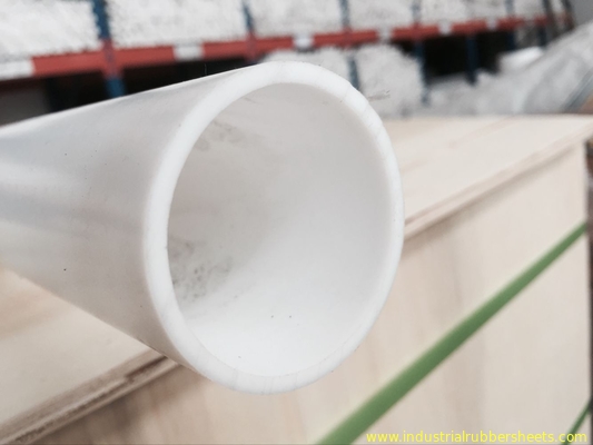 産業等級の白はPTFEの管/100%バージンPTFEの管の滑らかな表面を形成しました