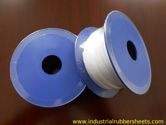 工業用シール用、片面粘着の白色食品グレードPTFEガスケットテープ