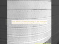 優れたシール性 PTFE パッキングは高温耐性を考慮して設計されており、最適なシール効率と信頼性を保証します