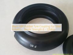 鉄鋼産業用黒色NBRゴムタイヤコップリング 張力強さ8〜12Mpa