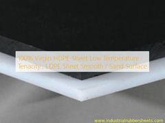 100% 純 HDPE シート 低温強度 LDPE シート 滑らかな / 砂表面