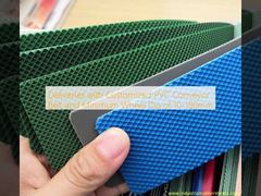 パーソナライズされたPVCコンベヤーベルトと最小車輪直径10~180mmで出荷