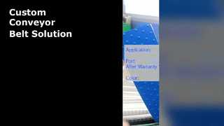 マテリアルハンドリング用のカスタム白色コンベヤベルト