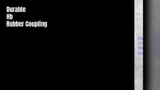 Hb ゴム製カップリング 8-12Mpa の高い引張強さ