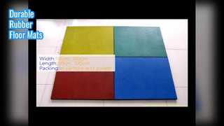 耐久の木目のゴム製フロア マット 10-50mm の厚さ