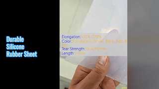 シリコーン ゴム シート 3mm 引張強さ 7.5-12.0Mpa