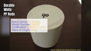 工業用シール用白色PP棒