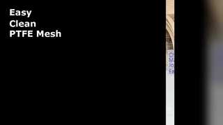 白色 PTFE メッシュ 10x10mm イージークリーン