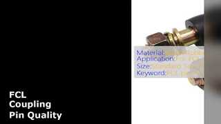 FCL カップリング ピン ISO 9001 金属ゴム標準サイズ