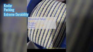 極めて高い耐久性を実現するケブラー グランド パッキン