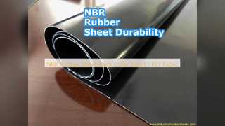 NBRラバーシート黒色生地インサート