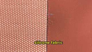 T0.75mm x W1m x L10m レッドシリコンコーティンググラスファイバー生地 (ロジャーススタイル)