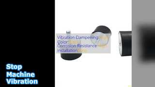 耐久性のあるゴム製マウントが機械の振動を停止します