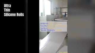 薄型シリコーンゴムシート 0.1mm 0.8mmロール