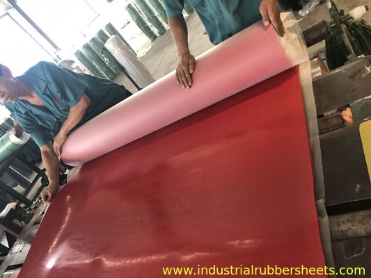 Premium Grade Red Color Smooth Impression Fabric Industrial Rubber Sheet Natural Gum Rubber Sheet