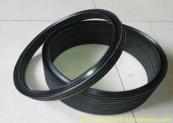 黒い NBR FKM PTFE のシリコーン ゴムの洗濯機/油圧 Vee パッキング シール