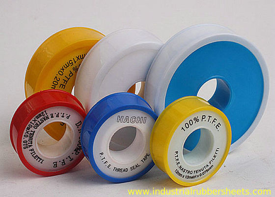 冷たい-化学工業のための抵抗 PTFE の糸のシール テープ、黄色いテフロン テープ