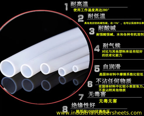 Id1mm × Od2mm × 100m 高温用ホワイトPTFEホース