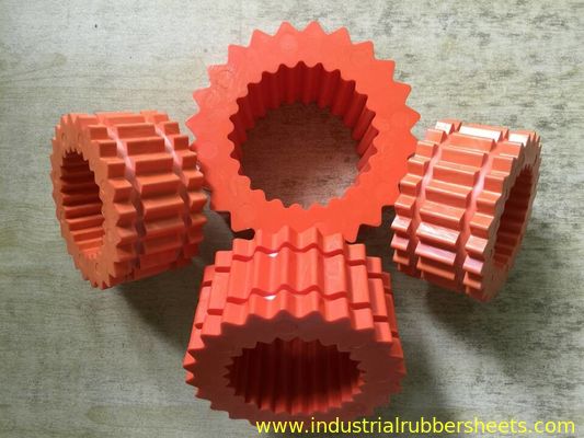 4H-11H Hytrel Coupling with Dupont Hypalon Material in Red Color and Standard Size