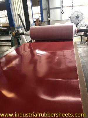 Premium Grade Red Color Smooth Impression Fabric Industrial Rubber Sheet Natural Gum Rubber Sheet
