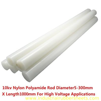 10kv Rated Voltage Nylon Plastic Rod with High Tensile Strength 80 MPa and Diameter 5-300mm for Industrial Use